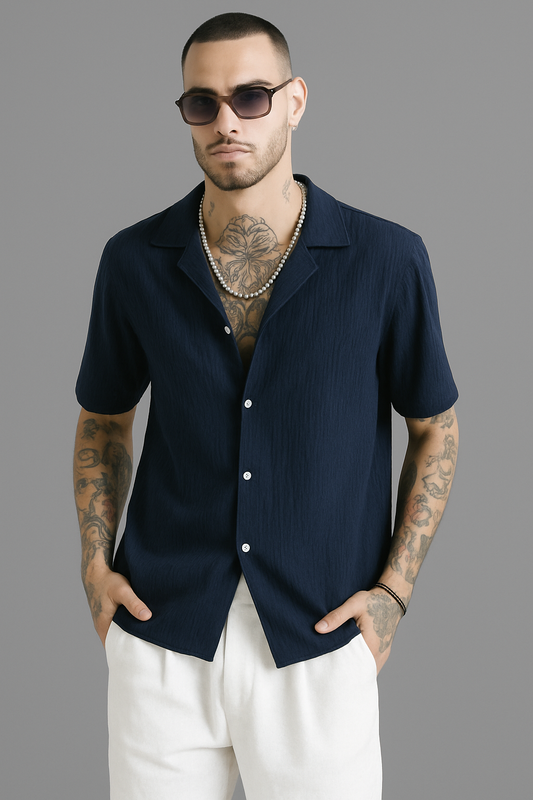 Men Regular Fit Striped Casual Shirt