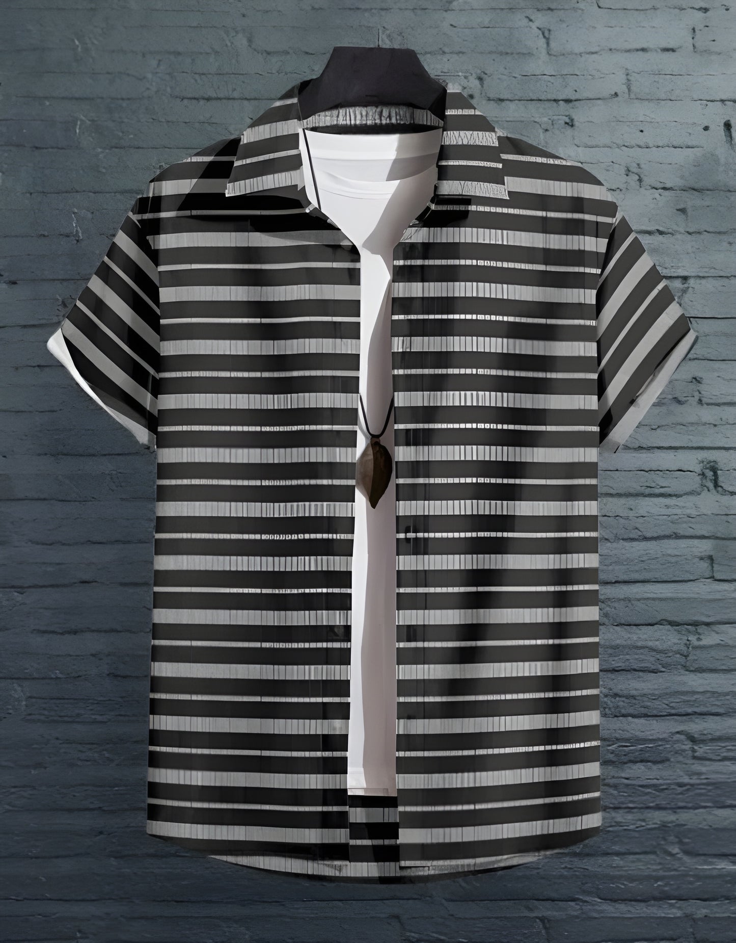 Men Regular Fit Printed Spread Collar Casual Shirt