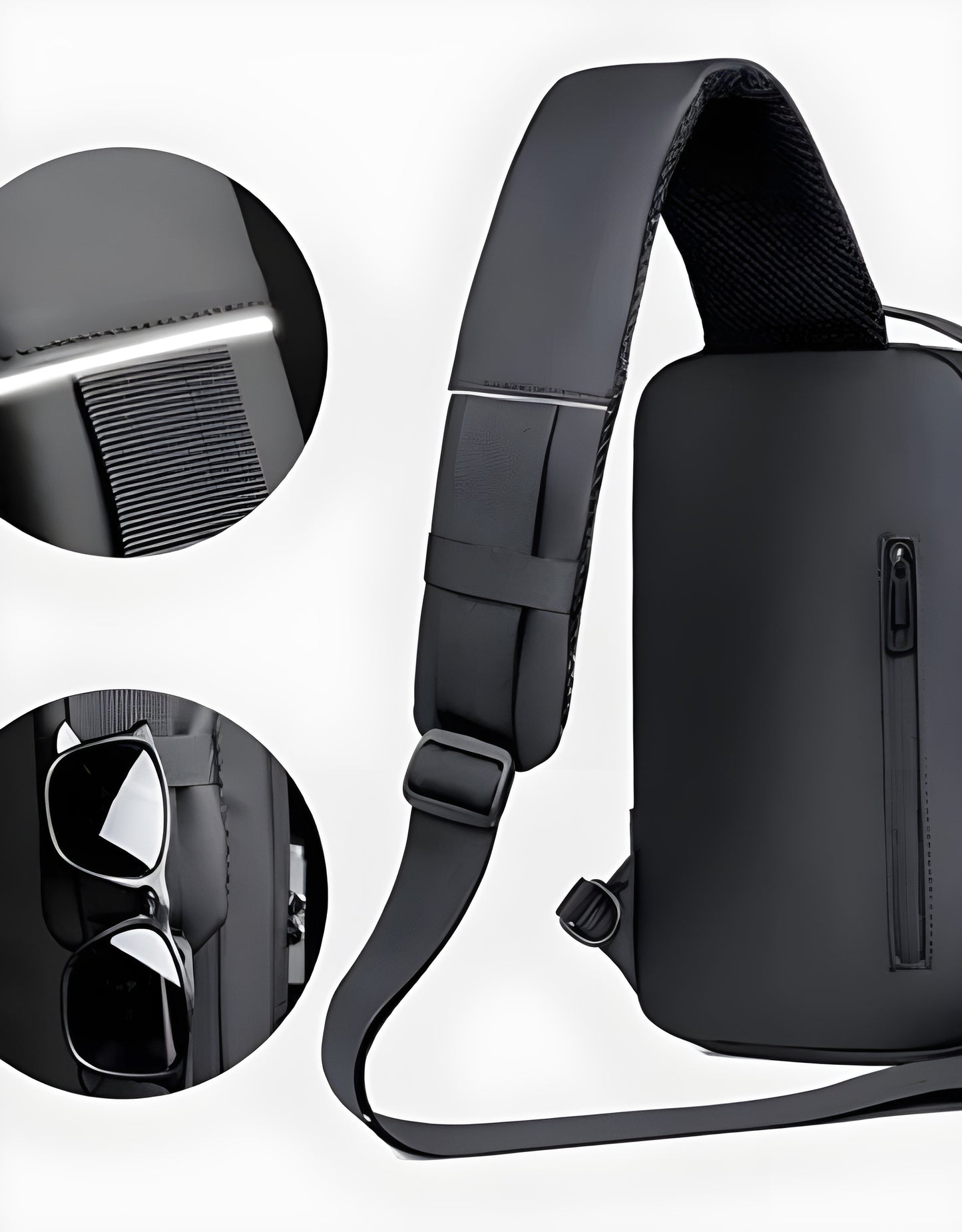 Shoulder bag with USB charging