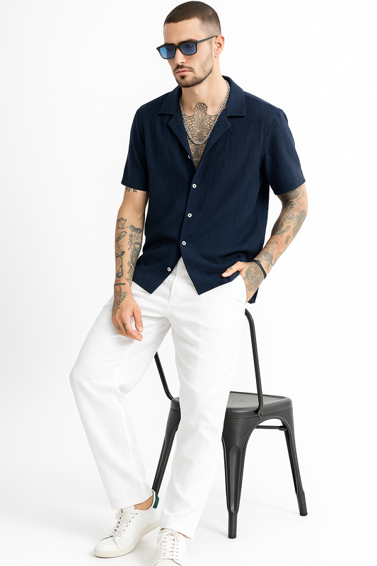 Men Regular Fit Striped Casual Shirt