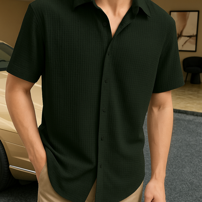 Men Regular Fit Striped Casual Shirt