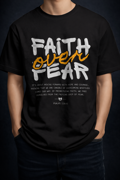 Faith Over Fear Oversize T-Shirt