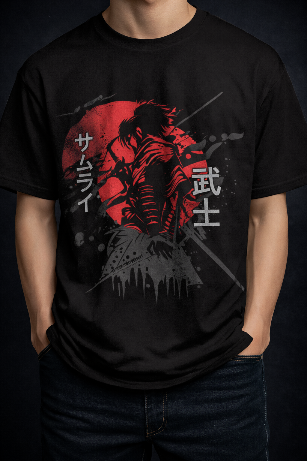 Red Samurai Oversize T-Shirt