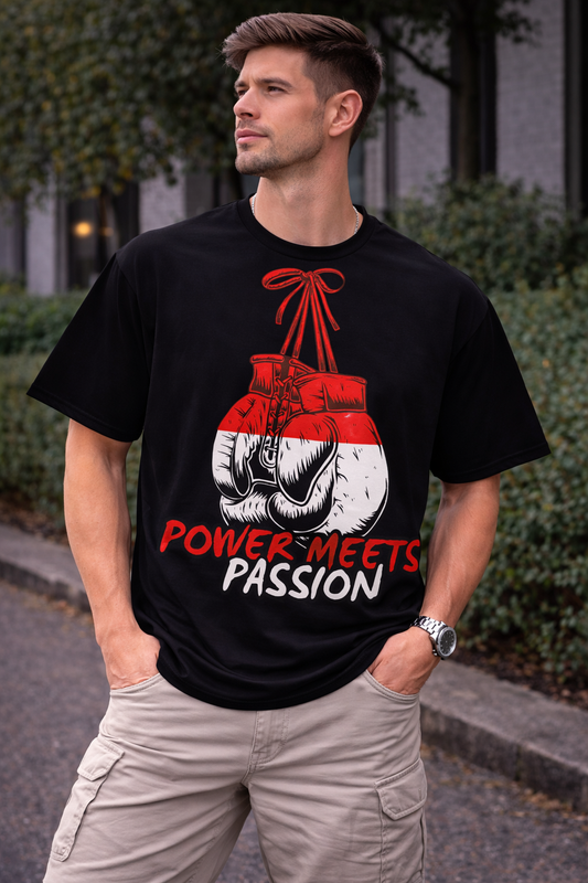 Power Meets Passion Oversize T-Shirt