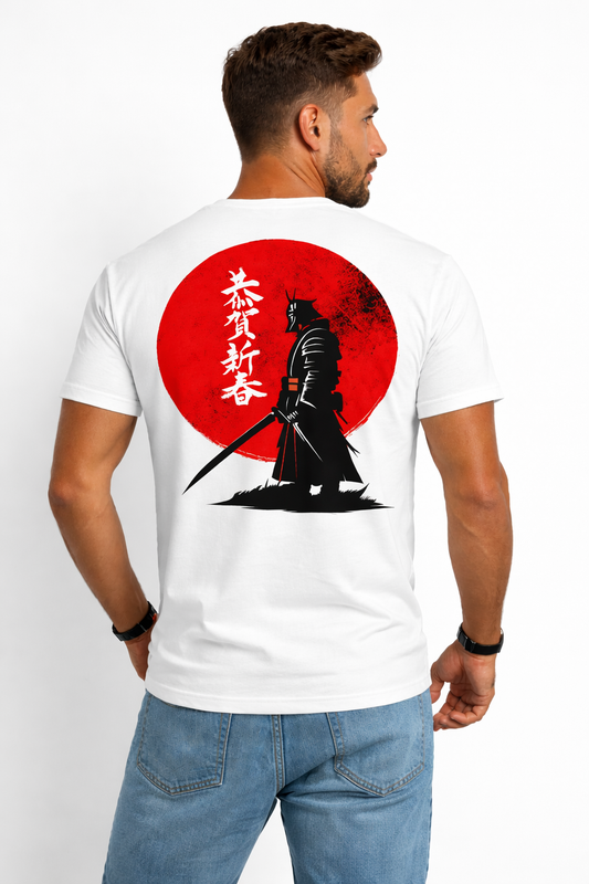 Samurai White T-Shirt