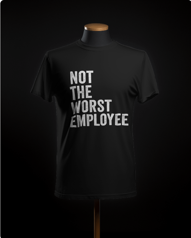Employee : Not The Worst Employee Version 2 T-Shirt