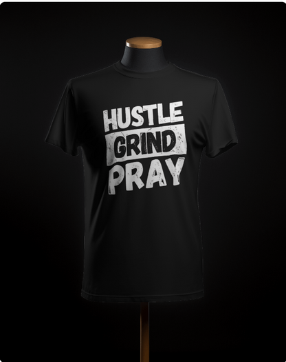 Employee : Hustle Grind Pray T-Shirt
