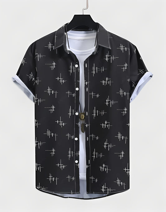 Men Regular Fit Printed Casual Shirt