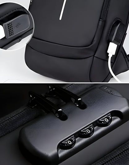 Shoulder bag with USB charging