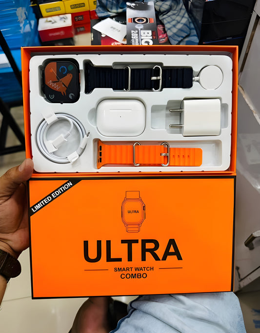 T800 Black Watch Ultra + Airpods 2nd Gen. Combo